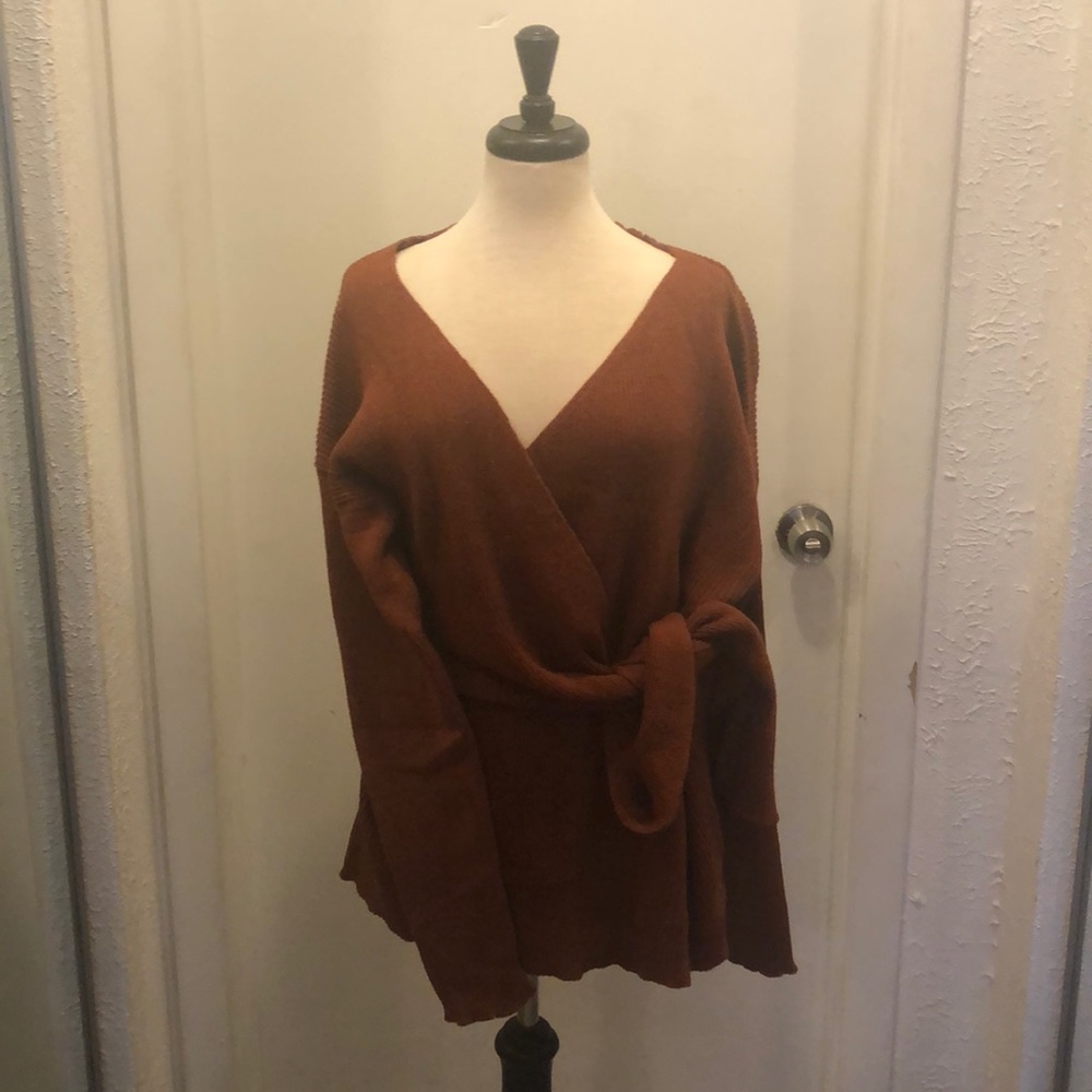 Sexy/Classy Wrap Sweater!